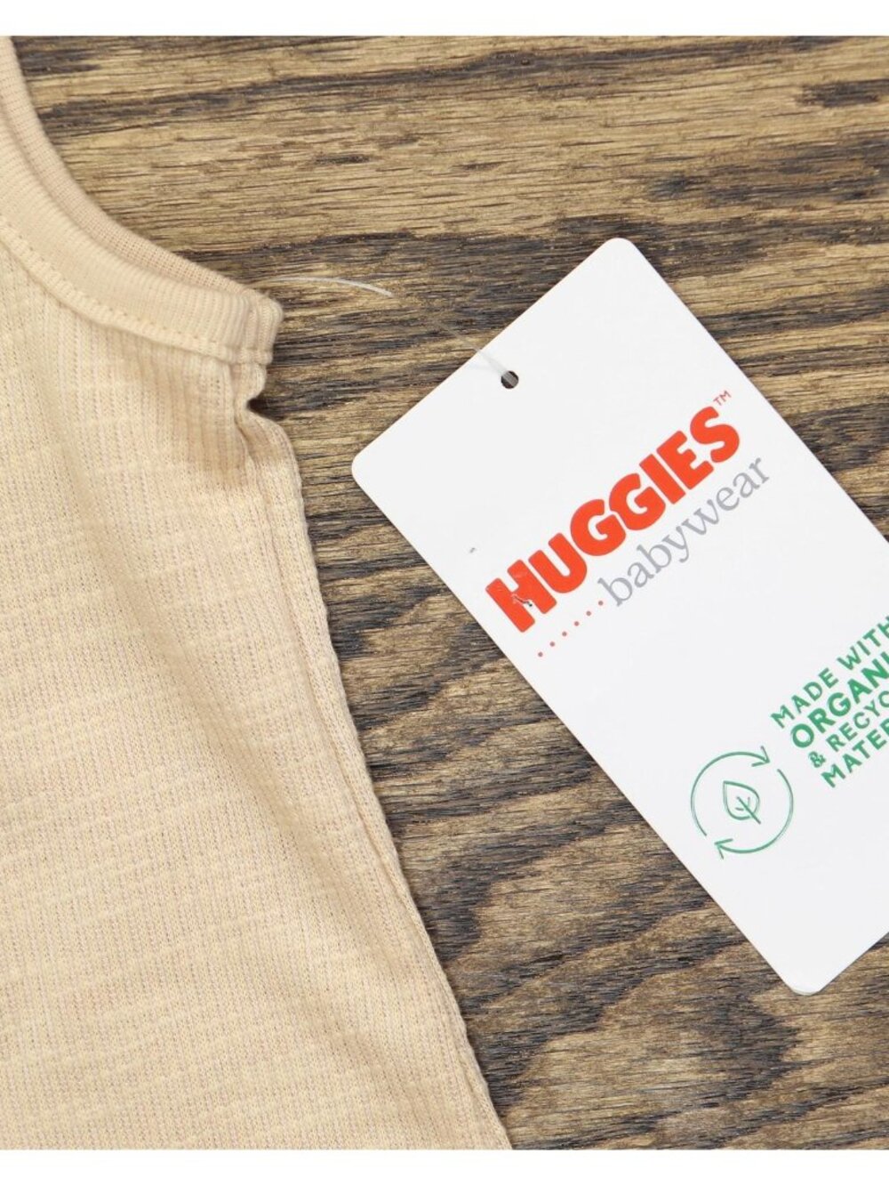 NWT Huggies Baby Boys Sleeveless Romper 6Z2713K Beige Brown 24 Months - Picture 4 of 6